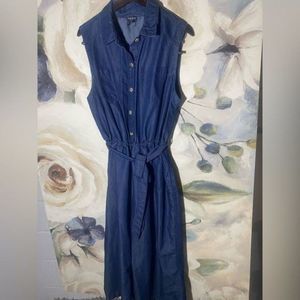 Deja Blue Women's Blue Sleeveless jumpsuit size 1X